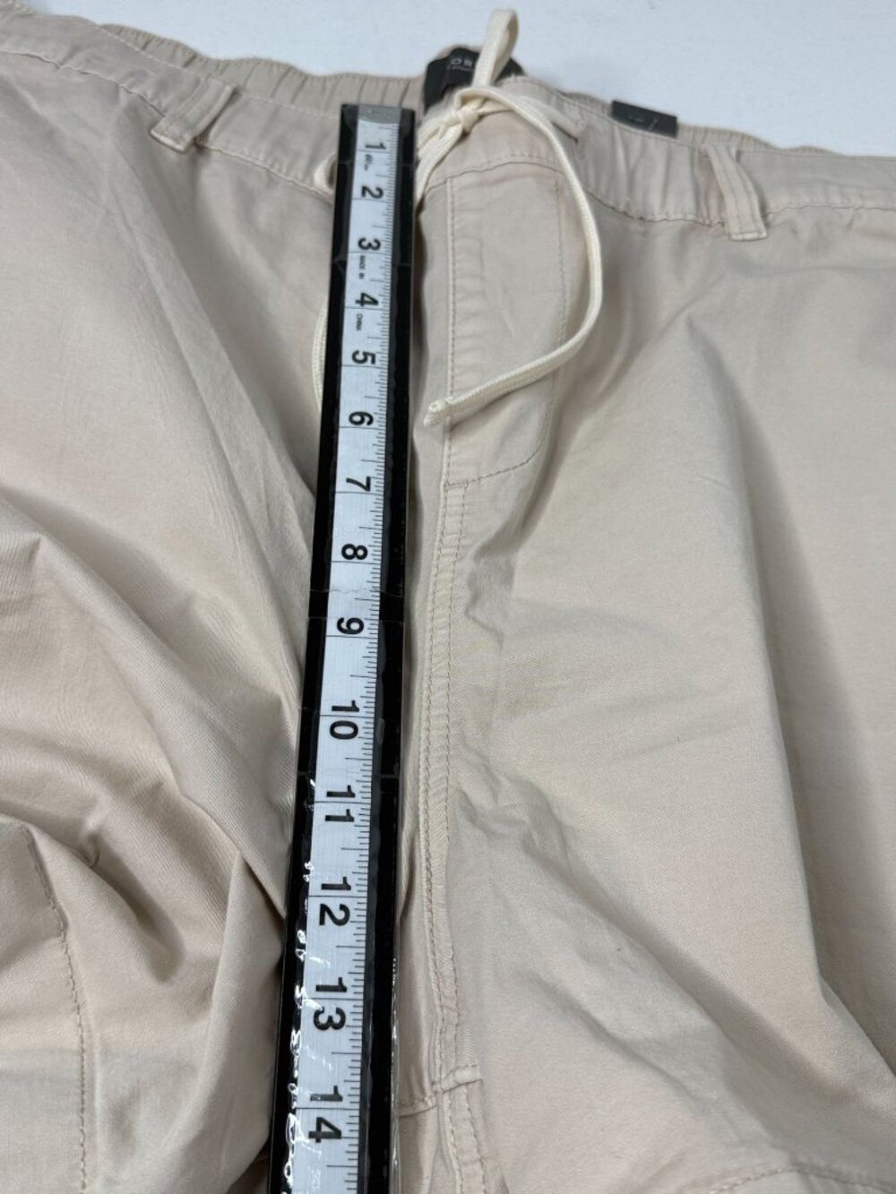 NWT Torrid Weekend Shorts Size 3 Beige Mid Rise Drawstring Plus Size - Picture 7 of 10